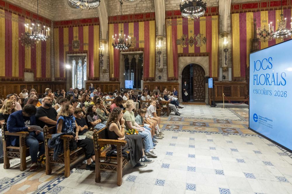 ActualitatLliurats els premis de la 35a edició dels Jocs Florals Escolars de Barcelona 2026 jocs florals